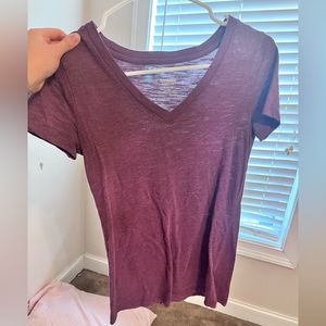 Purple V-Neck